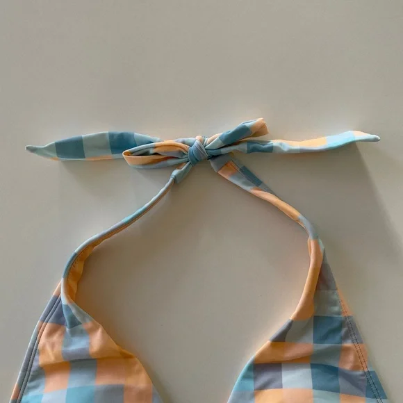 Cupshe Bikini Top Tie Back Halter - Picture 6 of 11